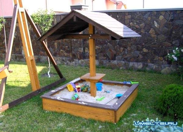песочница своими руками-идеи