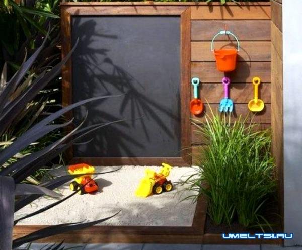 песочница своими руками-идеи