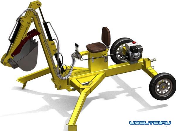 Мини экскаватор своими руками Мини экскаватор своими руками