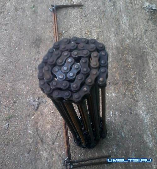 Гриль из мотоциклетной цепи своими руками Гриль из мотоциклетной цепи своими руками