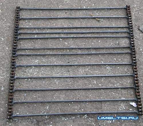 Гриль из мотоциклетной цепи своими руками Гриль из мотоциклетной цепи своими руками