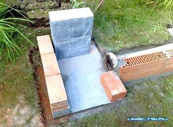 Кирпичная барбекю–коптильня своими руками Кирпичная барбекю–коптильня своими руками