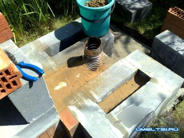 Кирпичная барбекю–коптильня своими руками Кирпичная барбекю–коптильня своими руками