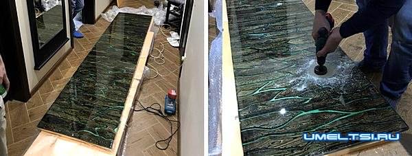 кухонный фартук из эпоксидной смолы кухонный фартук из эпоксидной смолы