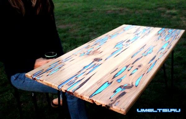 Стол из эпоксидной смолы Стол из эпоксидной смолы
