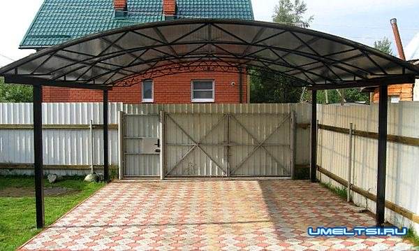 Изделия из профильной трубы-навес Изделия из профильной трубы-навес