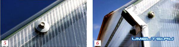 Строим теплицу из поликарбоната с двухскатной крышей