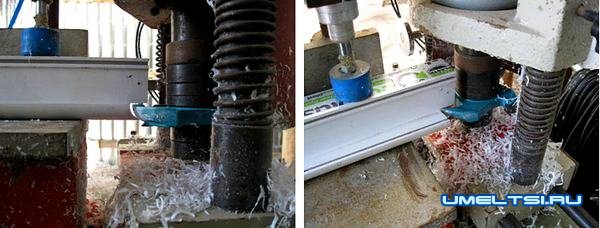 Окна ПВХ своими руками-обработка фрезой Окна ПВХ своими руками-обработка фрезой