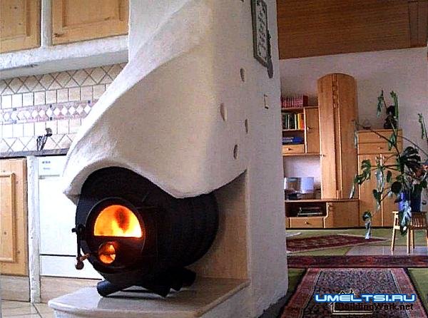Печь булерьян в интерьере комнаты Печь булерьян в интерьере комнаты