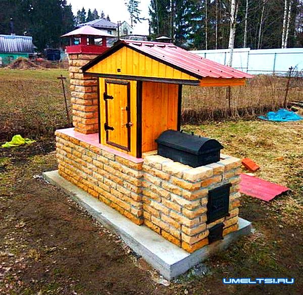 Строительство универсальной коптильни Строительство универсальной коптильни
