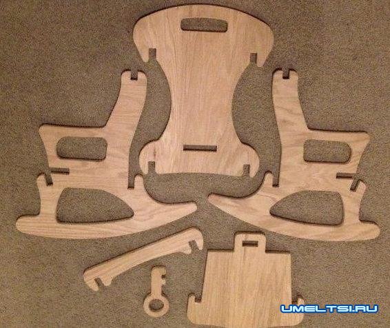 Самодельное разборное кресло-качалка