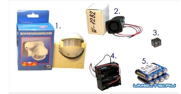 Простая сигнализация для дома, дачи Простая сигнализация для дома, дачи