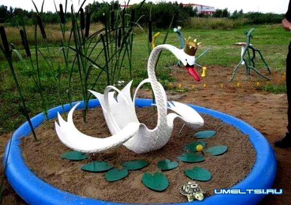 Лебедь из покрышки Лебедь из покрышки
