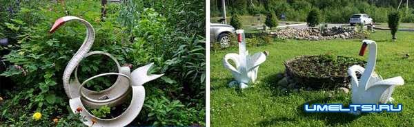 лебедь из шин: фото лебедь из шин: фото