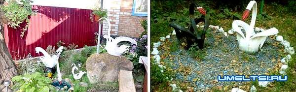 лебедь из шин: фото лебедь из шин: фото