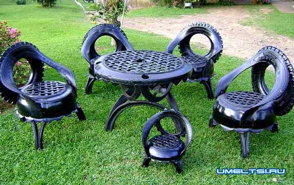 кресла, стулья из шин кресла, стулья из шин