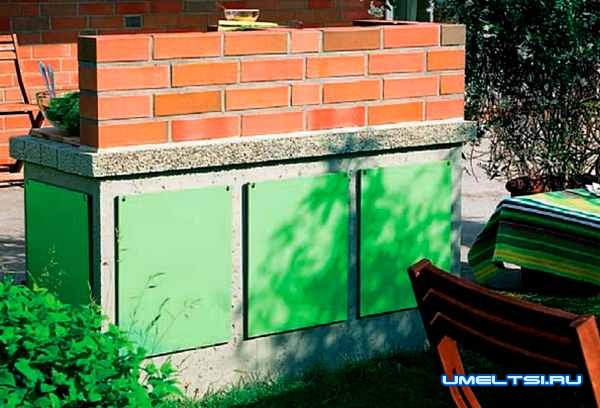 Кирпичный мангал–гриль Кирпичный мангал–гриль