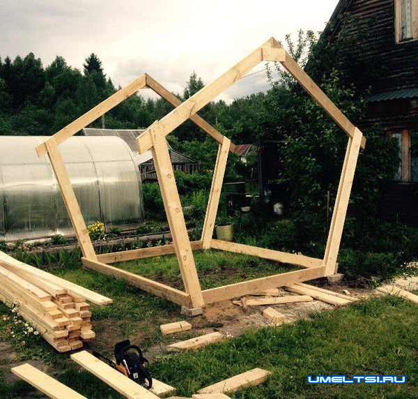 простая беседка своими руками