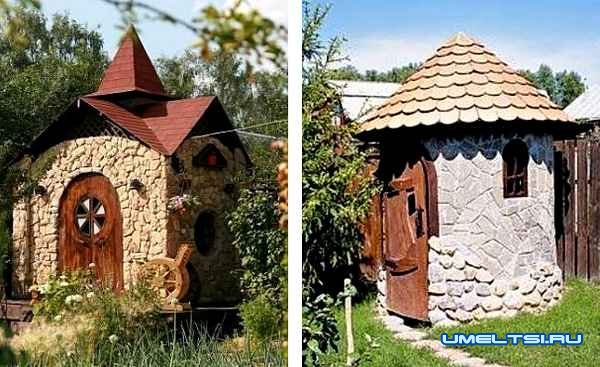 Туалет из кирпича, камня Туалет из кирпича, камня