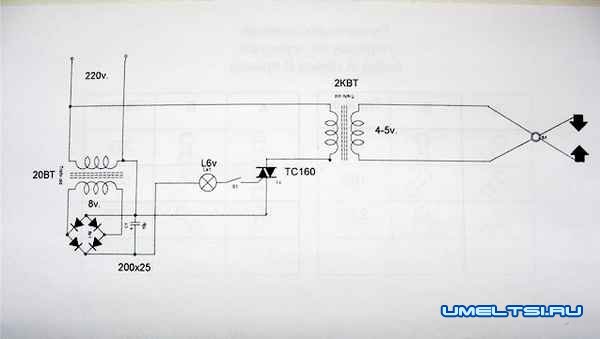 схема точечной электросварки схема точечной электросварки