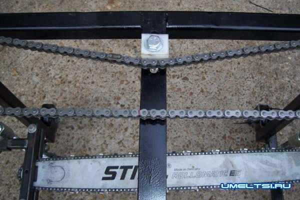 Самодельная пилорама из бензопилы-поэтапно Самодельная пилорама из бензопилы-поэтапно