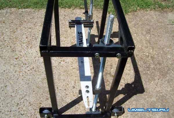 Самодельная пилорама из бензопилы-поэтапно Самодельная пилорама из бензопилы-поэтапно