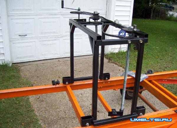 Самодельная пилорама из бензопилы-поэтапно Самодельная пилорама из бензопилы-поэтапно