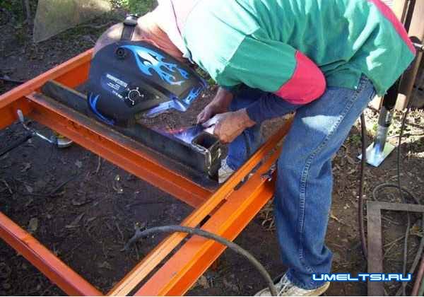 Самодельная пилорама из бензопилы-поэтапно Самодельная пилорама из бензопилы-поэтапно