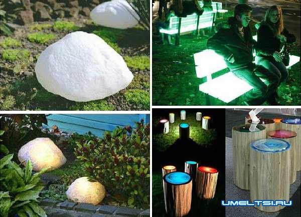 Идеи оформления двора-флуоресцентные краски