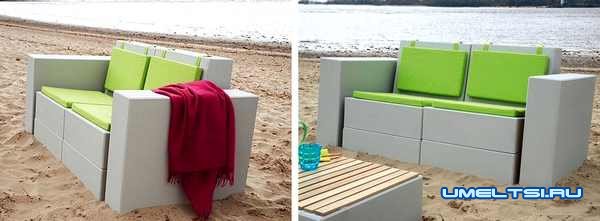 Садовая мебель из пенобетона чертежи Садовая мебель из пенобетона чертежи