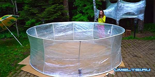 Бассейн из пластиковых труб -фото Бассейн из пластиковых труб -фото