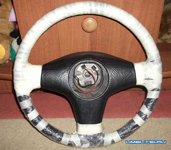 Перетяжка руля кожей своими руками Перетяжка руля кожей своими руками