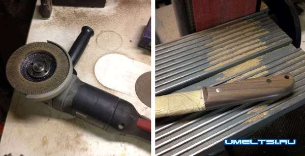 Охотничий нож своими руками-ход работ Охотничий нож своими руками-ход работ