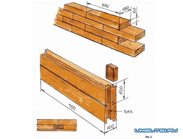 Деревянный кирпич своими руками Деревянный кирпич своими руками