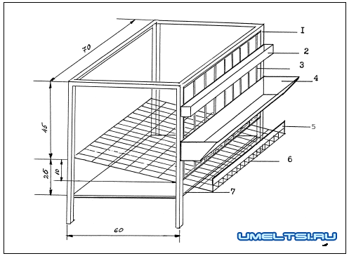 Универсальная клетка – чертеж Универсальная клетка – чертеж