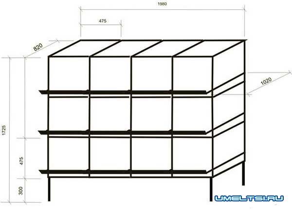 Как сделать клетки для бройлеров-чертежи