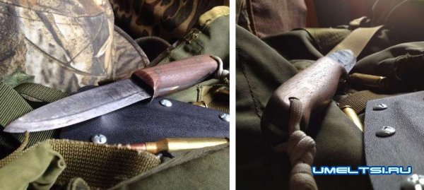 Охотничий нож своими руками-ход работ