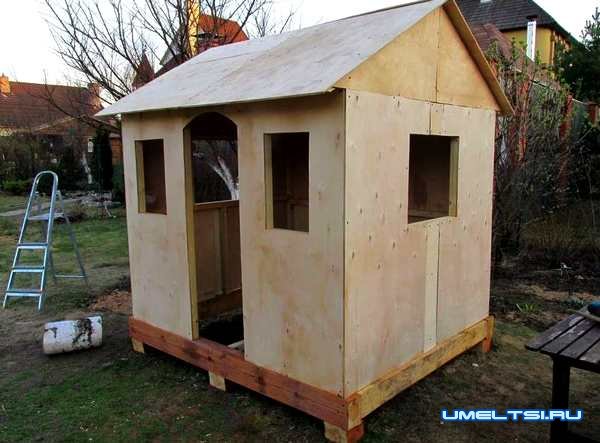 Пошаговое описание строительства домика для детей своими руками Пошаговое описание строительства домика для детей своими руками