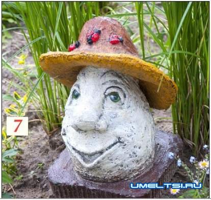 Поделки из гипса и монтажной пены для дачи