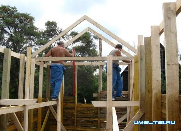 Строительство бани - изготовление каркаса бани Строительство бани - изготовление каркаса бани