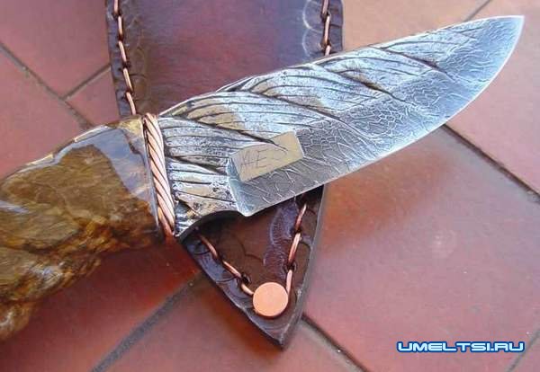 Нож из стального троса