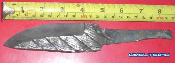 Нож из стального троса