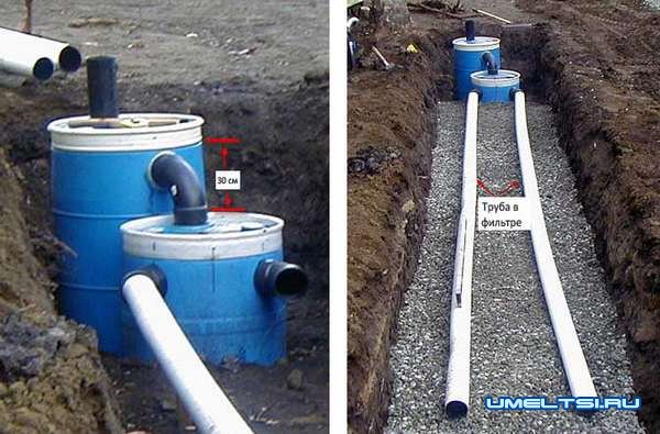 Вырезаем отверстие для фланца, наносим на соединения герметик Вырезаем отверстие для фланца, наносим на соединения герметик