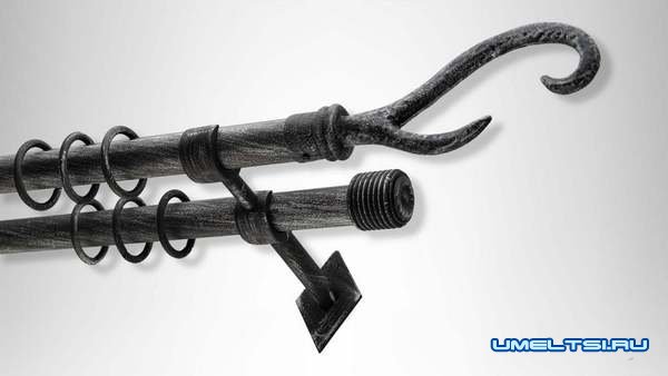 Кованый карниз для штор