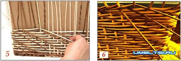 Как сплести бельевую корзину Как сплести бельевую корзину