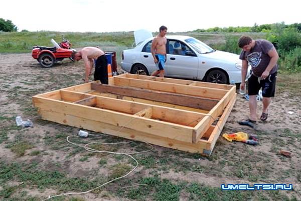 Плот своими руками из бочек Плот своими руками из бочек