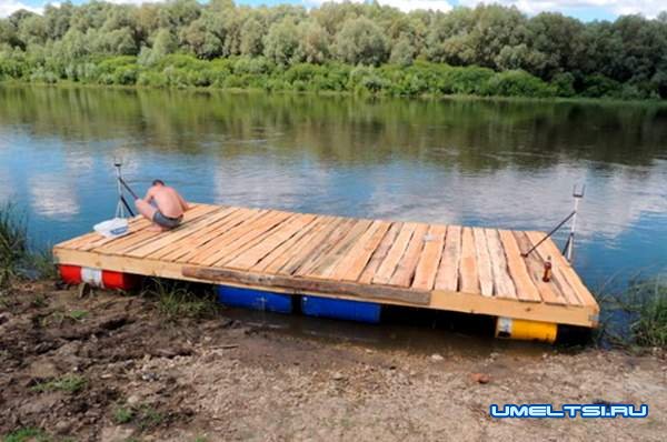 Плот своими руками из бочек Плот своими руками из бочек