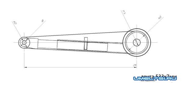 чертеж подшипника, ролика и натяжителя чертеж подшипника, ролика и натяжителя