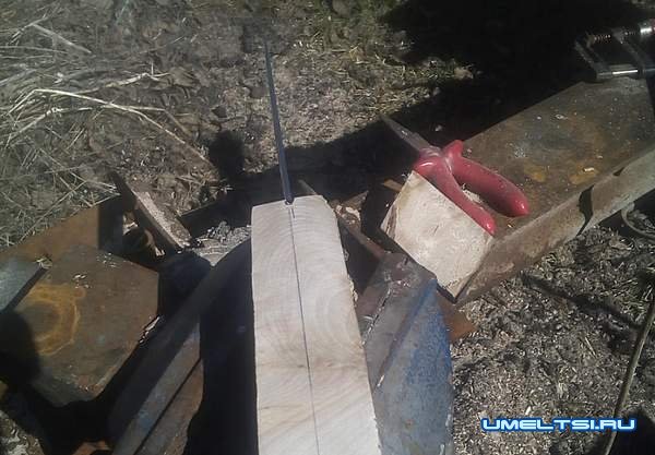 Делаем нож из обоймы подшипника