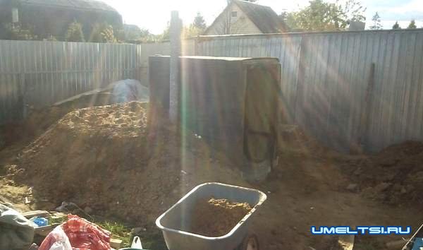 погреб своими руками из бетонных колец: фото погреб своими руками из бетонных колец: фото